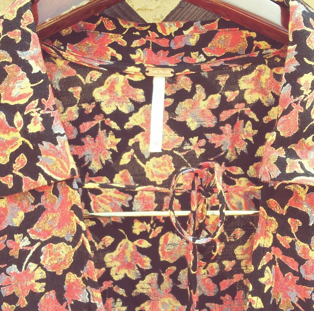 Free People Floral Sun Dress